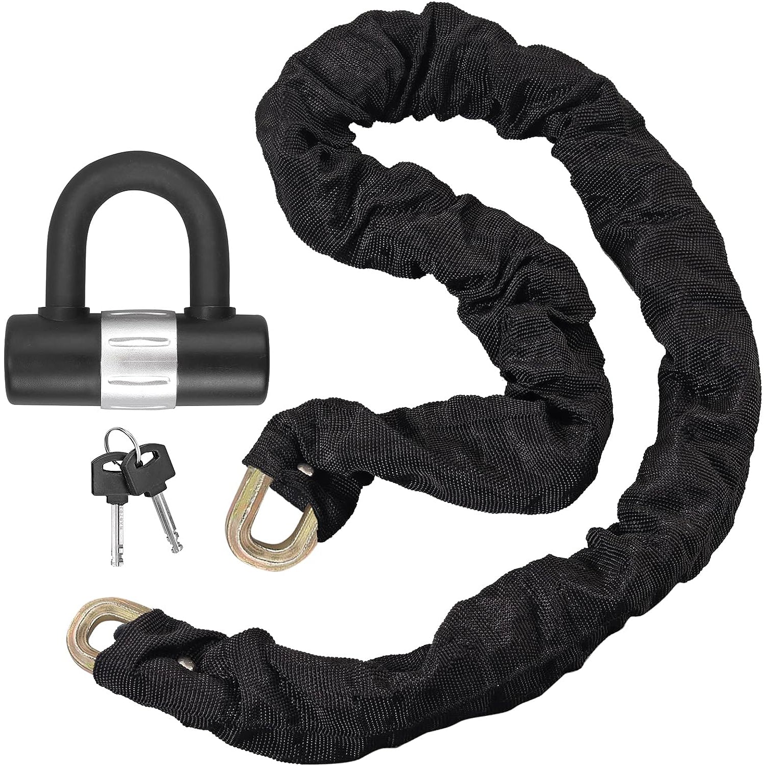 Motorcycle Chain Lock 4ft/120cm + U Lock