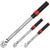 XUNTOP Torque Wrench 1/4 3/8 1/2 inch 3 PCS Drive Click Torque Wrench for 40-220 in.lb 5-45ft.lb 15-155ft.lb 72 Tooth Dual Direction Adjustable Ratchet Wrench for Bicycle,Moto,Car Maintenance