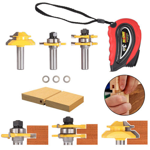 Tongue and Groove Router Bit Set 1/2