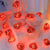 Valentine’s Heart String Lights, 9.8Ft Battery Operated 20 LED Red Heart Lights, Indoor/outdoor String Lights for Bedroom Home Wedding Xmas Valentines Decor