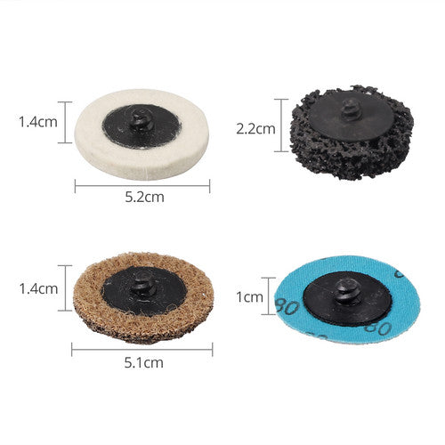 60Pcs Sanding Discs Pad Kit for Drill Grinder Rotary Tools With Backing Pads