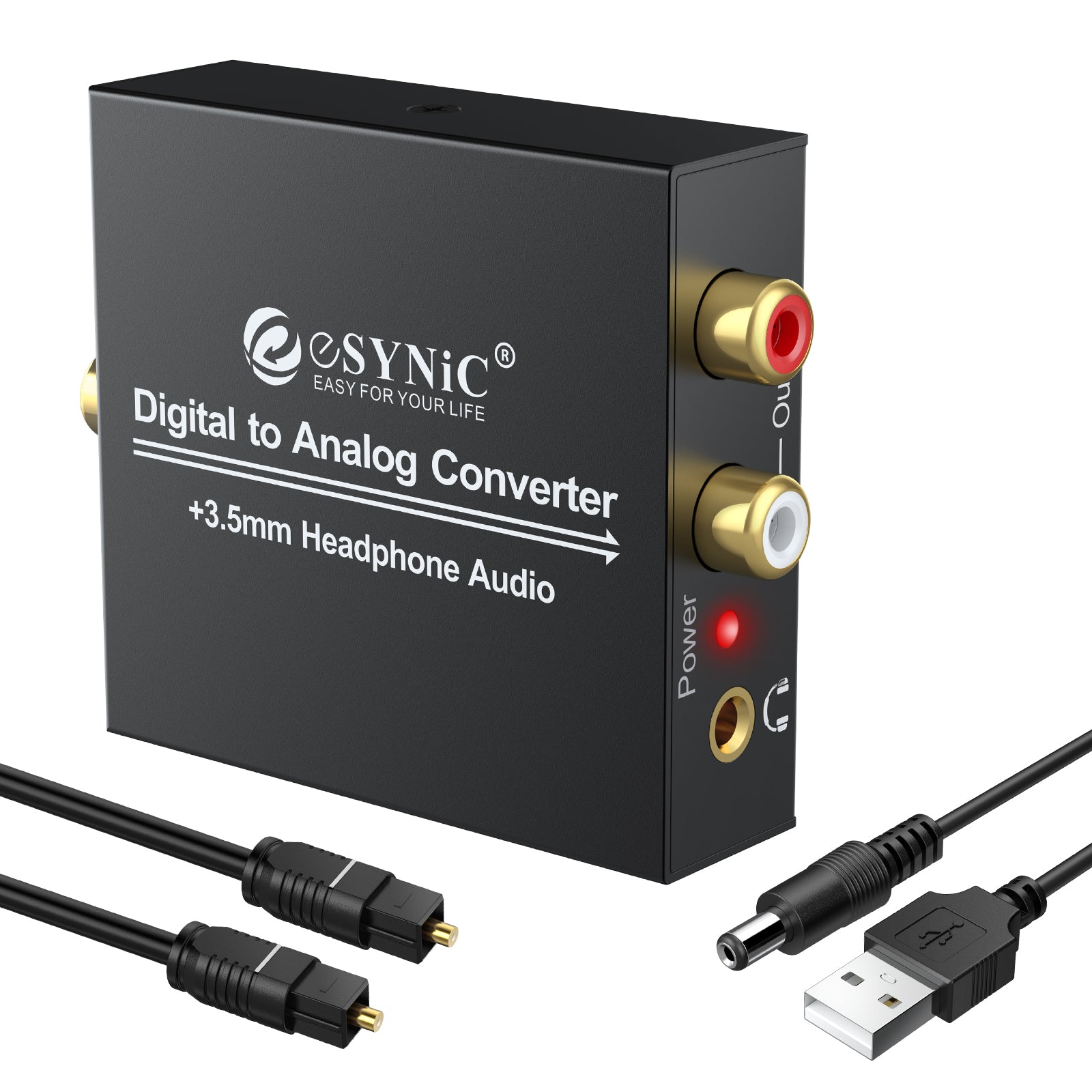 eSynic Professional Digital to Analog Audio Converter