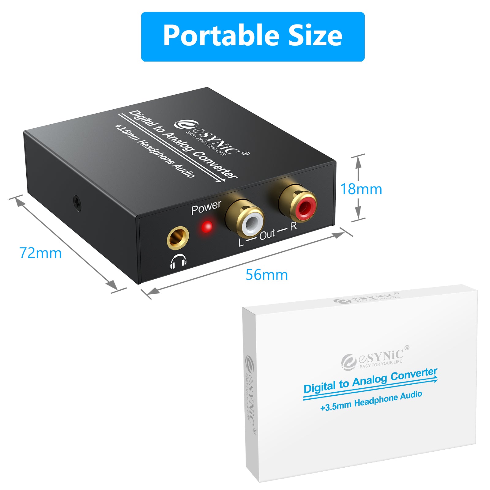 eSynic Professional Digital to Analog Audio Converter – esynic
