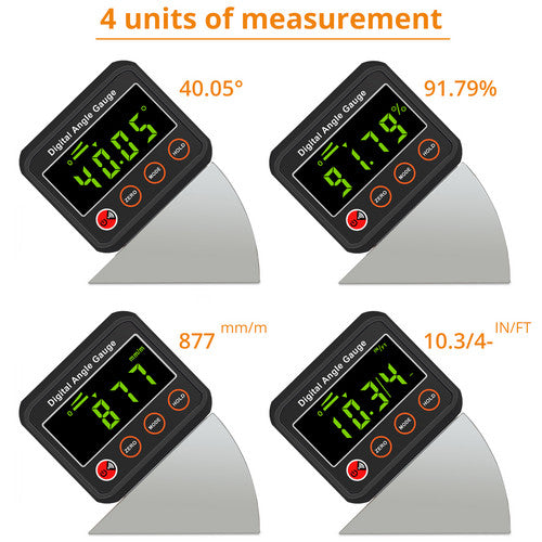 360° Mini Magnetic Digital Protractor Angle Finder Level Box Meter Inclinometer
