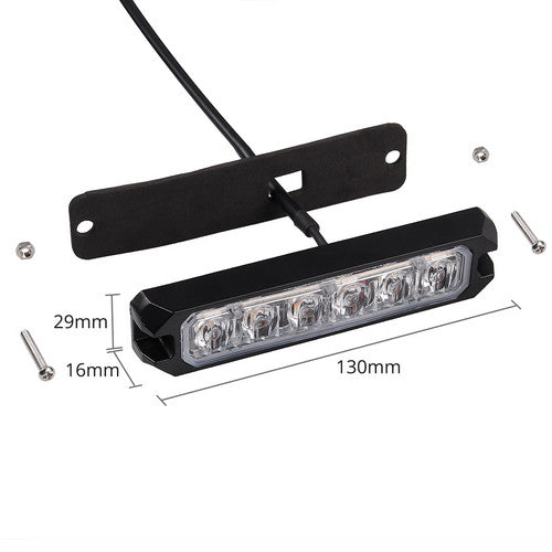 4x Frontblitzer LED Blitzlicht Warnleuchte Strobe Licht Gelb 12V 24V KFZ LKW PKW