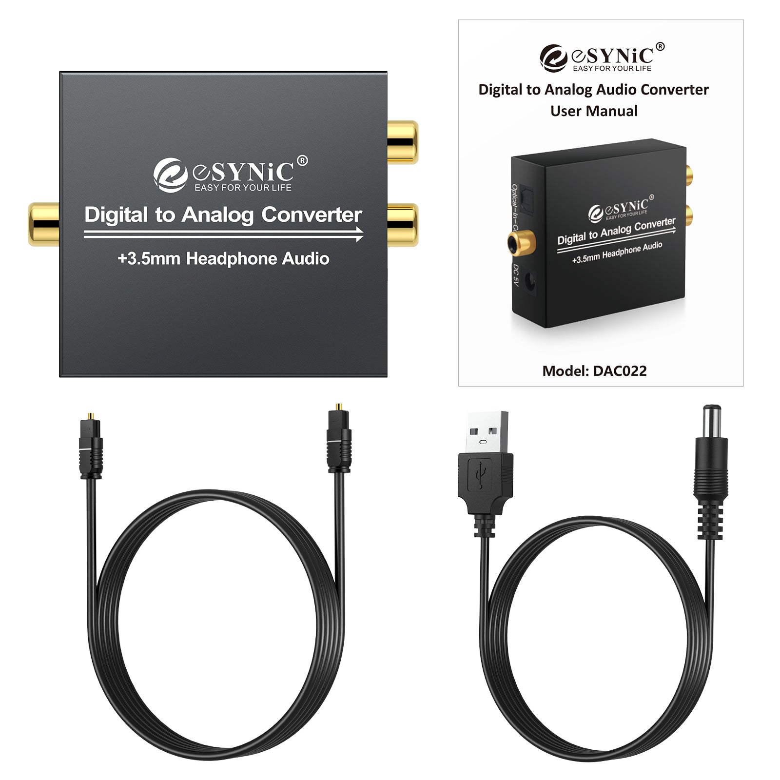 eSynic Professional Digital to Analog Audio Converter – esynic