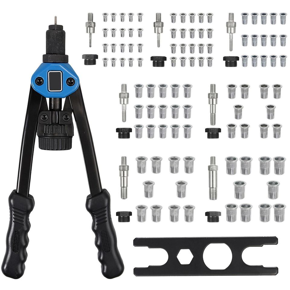 eSynic Rivet Nut Installation Tool Kit Rivet Gun Tool Manual Riveter Rivnut Fixed Nut Riveting