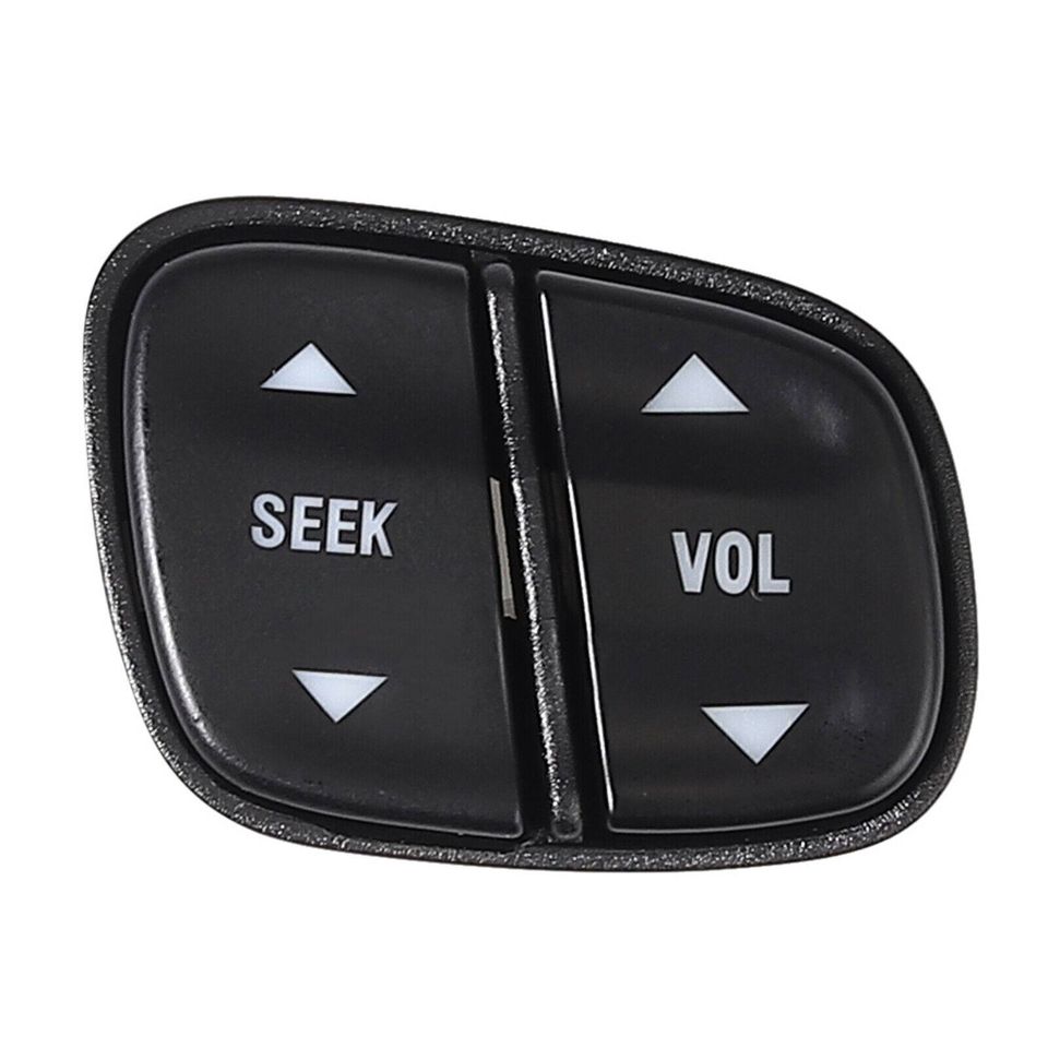 eSynic Steering Wheel Radio Volume Control Switch Button Set For Silverado GMC Yukon