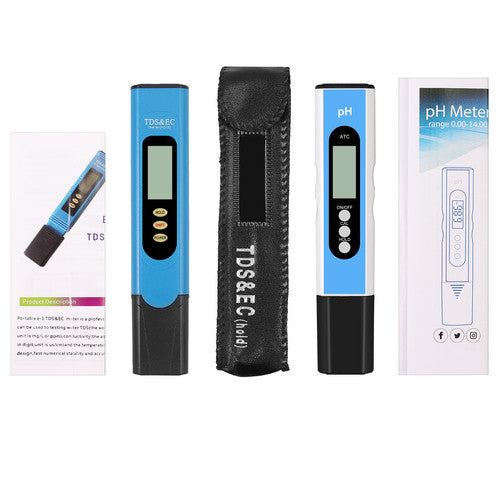 Digital LCD PH Meter Pen AND TDS EC Water Purity PPM Temperature Tester Tool