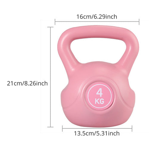 4KG Kettlebell Weight Fitness Exercise Gym Workouts Training Muscle Kettlebells