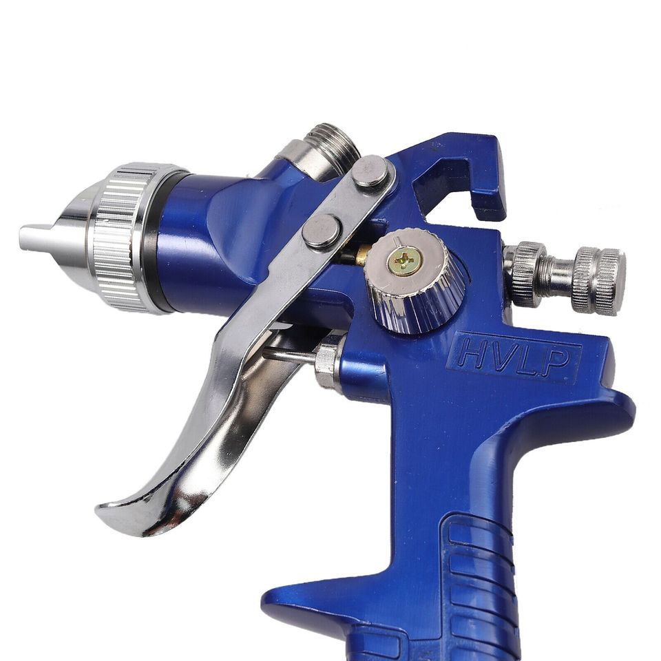 eSynic 1.4+0.8mm 2 HVLP Gravity Feed Spray Gun w/ Regulator Auto Air Paint Primer &Case