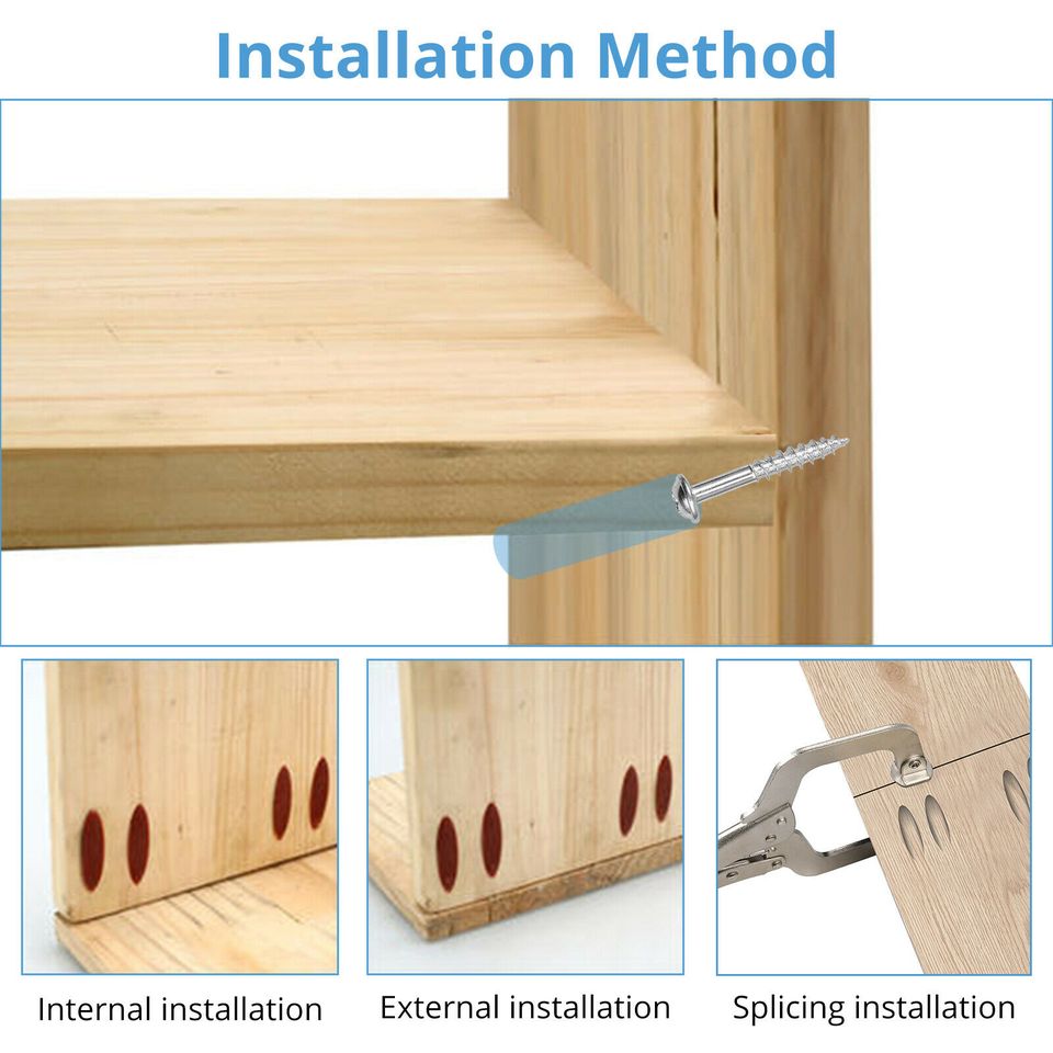 eSynic Pocket Hole Jig Kit Tool System Woodworking Hole Screw Drill Set for Joinery DIY