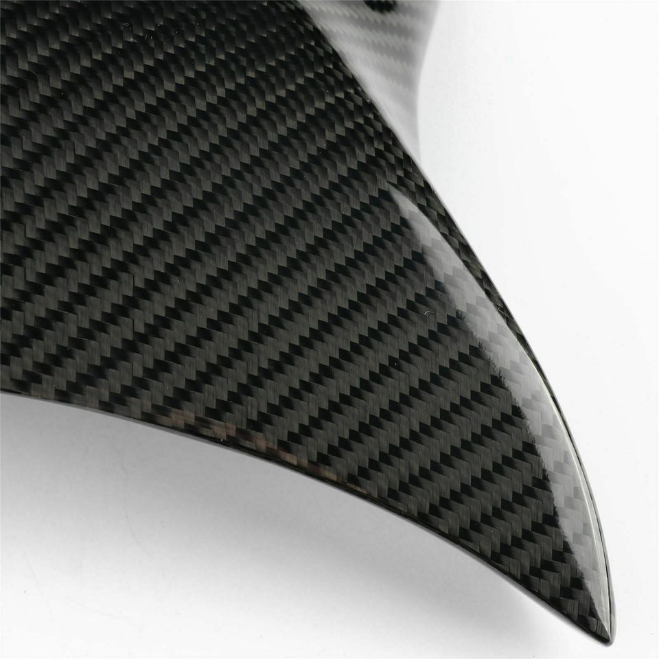 eSynic Carbon Fiber Black Rear Mirror Cover Caps for BMW F30 F31 320i 328i 330i 335i