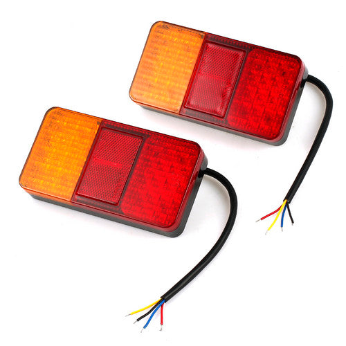 2x 40LEDs 12V Rücklicht Rückleuchten Wohnwagen Leuchte Blinklicht PKW-Anhänger