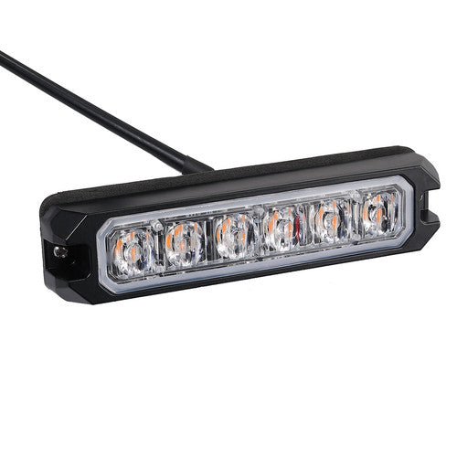 4x Frontblitzer LED Blitzlicht Warnleuchte Strobe Licht Gelb 12V