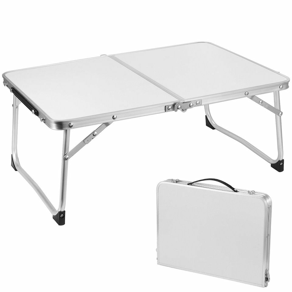 eSynic Outdoor Portable Folding Aluminum Table Camping Picnic Garden Work Laptop Table DE