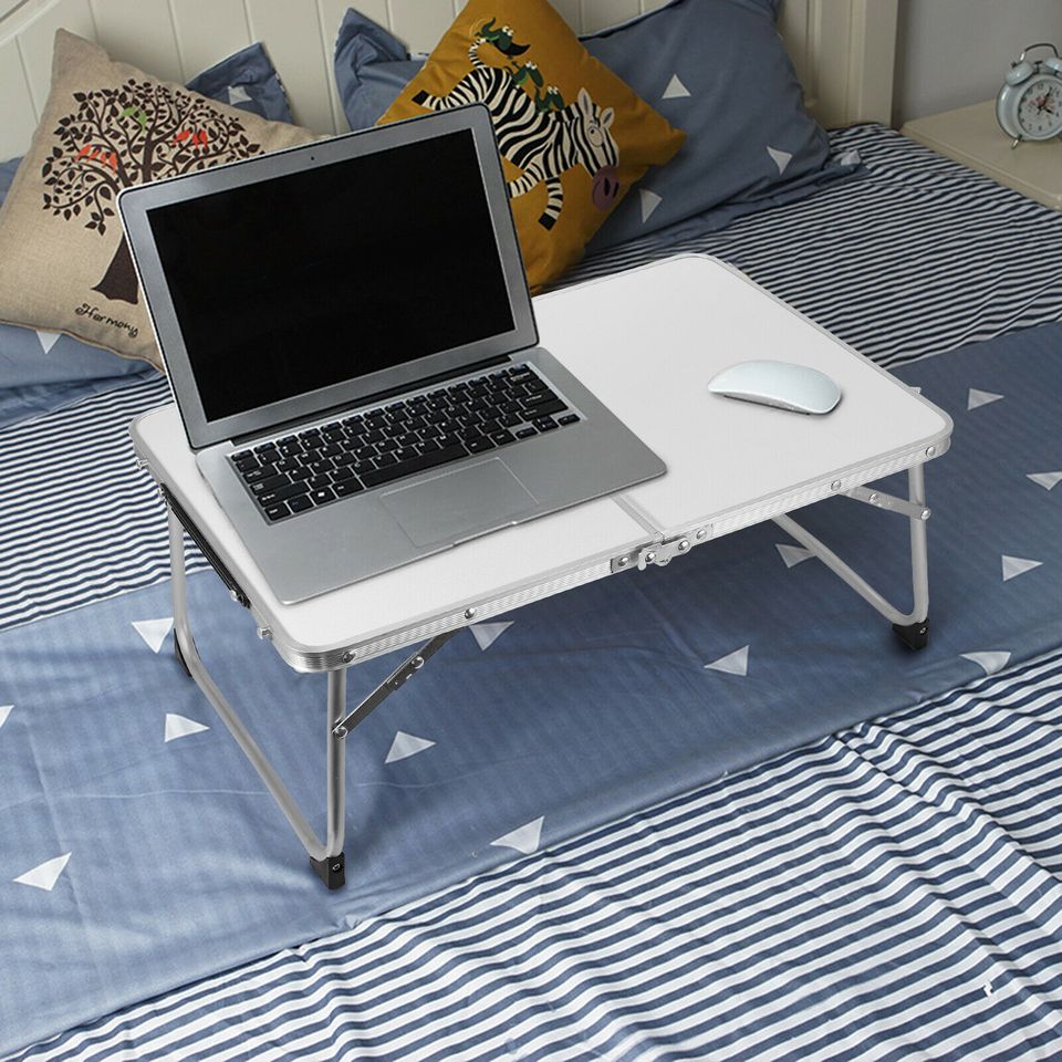 eSynic Outdoor Portable Folding Aluminum Table Camping Picnic Garden Work Laptop Table DE