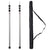 eSynic 2X Adjustable Aluminum Camping Tarp 35-90'' Telescoping Adjust Tent Canopy Poles