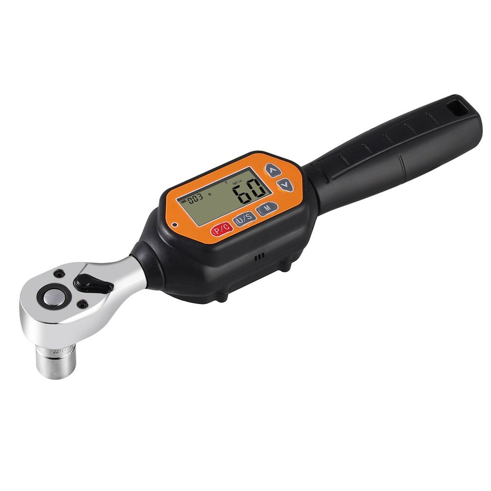 eSYNiC 3/8 inch Heavy Duty Digital LED Torque Wrench Range From 1.3 To 44.25 ft-lbs