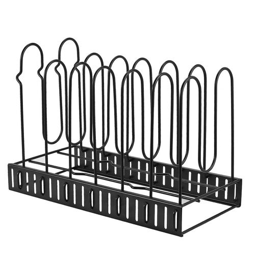 8 Tier Kitchen Rack Pot Lid Frying Pan Organizer Storage Cookware Shelves Holder