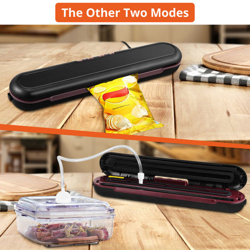 Vacuum Sealer Machine Food Preservation Storage Saver Automatic W/ 20 Seal Bags