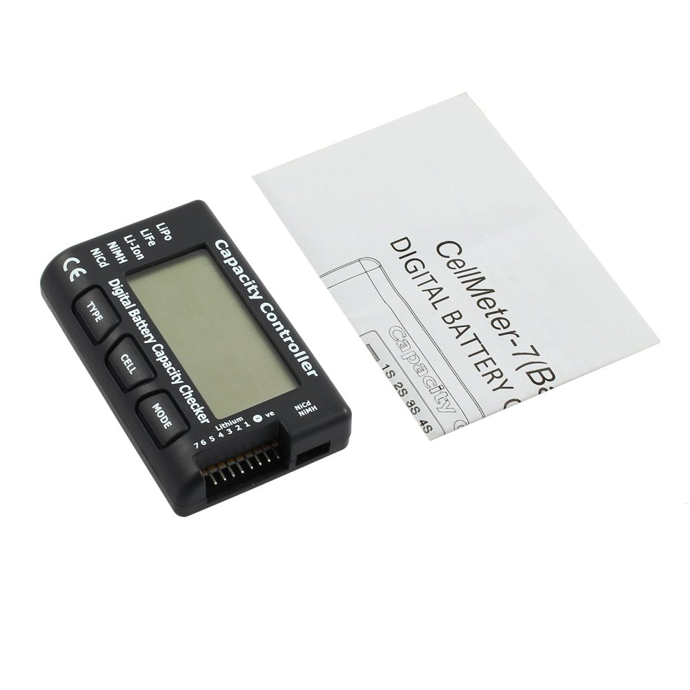 eSynic Digital Battery Capacity Tester Indicator LCD Battery Capacity Voltage
