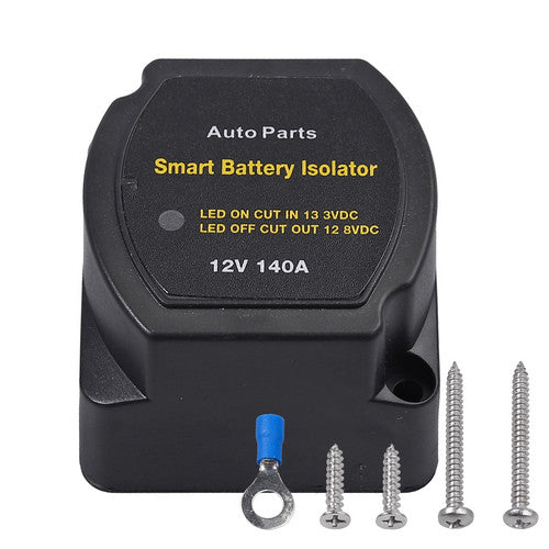 eSynic 12V 140A Voltage Sensitive Split Charge Relay VSR Campers Campervan Caravan Boat