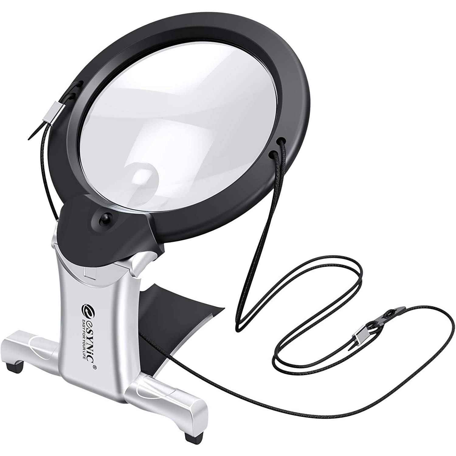 eSynic Popular 2 in 1 Hands Free Magnifier