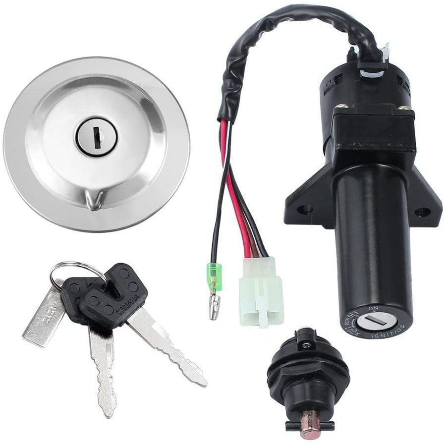 Cnfang4 Ignition Switch & Gas Cap Lock Set For Honda CBR125R (2003-2007) - 2 Master Keys