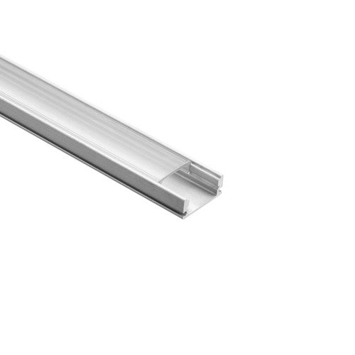 10X U-Shape 1 M Aluminium Channel For LED Diffuser Strip Light Cover PVC Profile