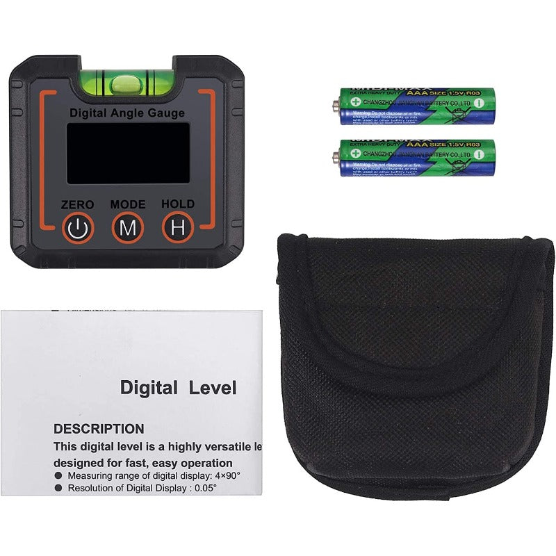 eSynic Waterproof Digital Angle Gauge Level Box