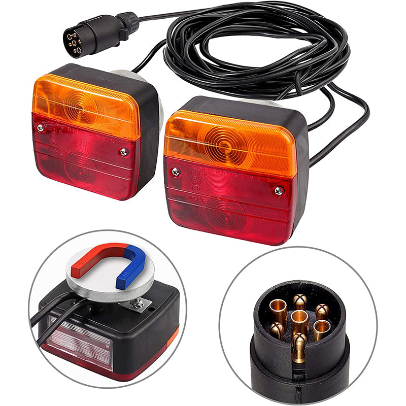 eSynic Profeesional Waterproof Magnetic Trailer Light Set