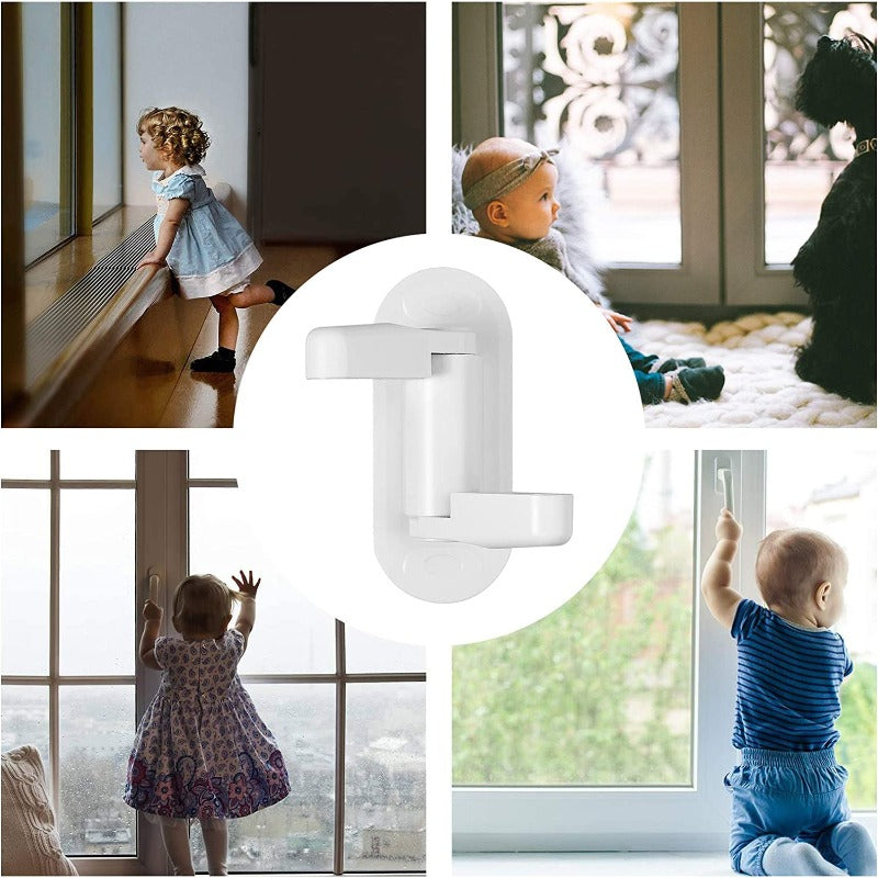 eSynic Professional 4Pcs Door Handle Lock Child Proof