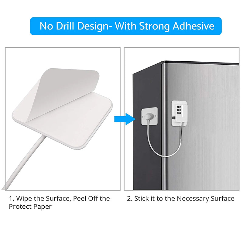 eSynic 2Pcs Popular Refrigerator Locks Strong Magnetic Self Adhesive F –  esynic