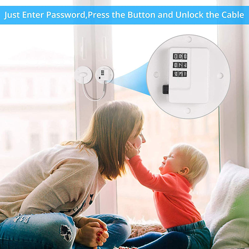 eSynic 1PCS Password Children Safety Refrigerator Lock Fridge Locks