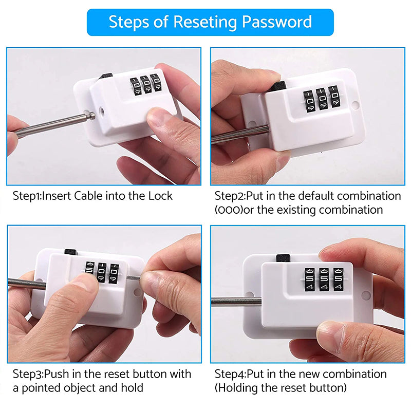 eSynic 2pcs Password Fridge Lock Children Safety Refrigerator Lock