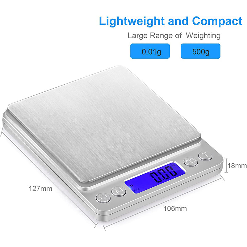eSynic Digital Pocket Scale Weight Scale Mini Digital Pocket Scale 0.01-500g