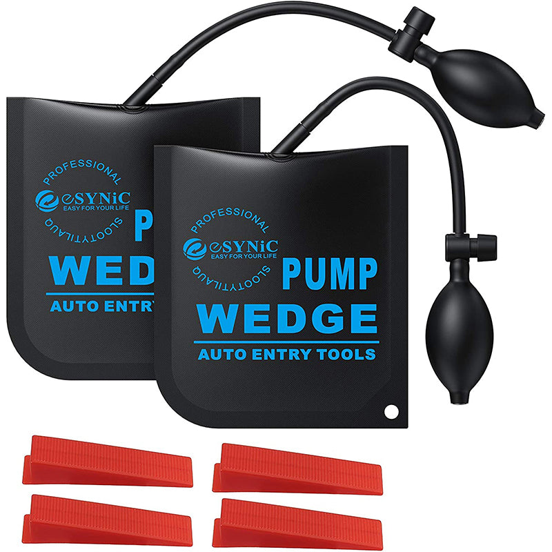 eSynic 2pcs Air Wedge Pump with 4 Plastic Wedges