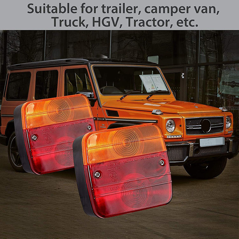 eSynic Profeesional Waterproof Magnetic Trailer Light Set