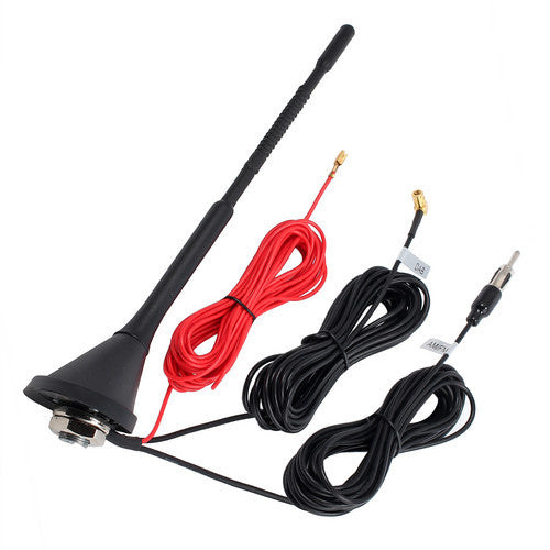 Car Universal Roof Mount Active Amplified DAB + FM Radio Aerial Antenna Mast