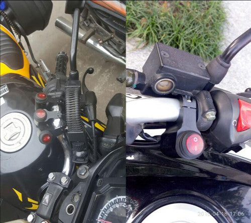 Moto ATV Guidon Phare Commutateur Brouillard Spot Light On Off Étanche 12V