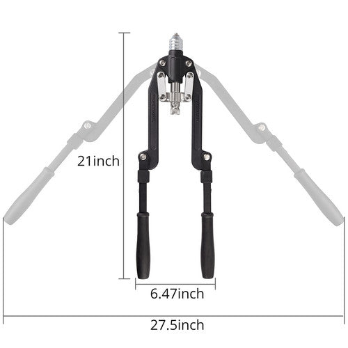 2in1 Blindnietzange Nietmutternzange Set 80x Nietmutter M4-12 50x Nieten 3.2-6.4