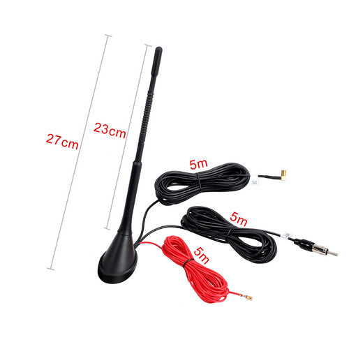 Car Universal Roof Mount Active Amplified DAB + FM Radio Aerial Antenna Mast