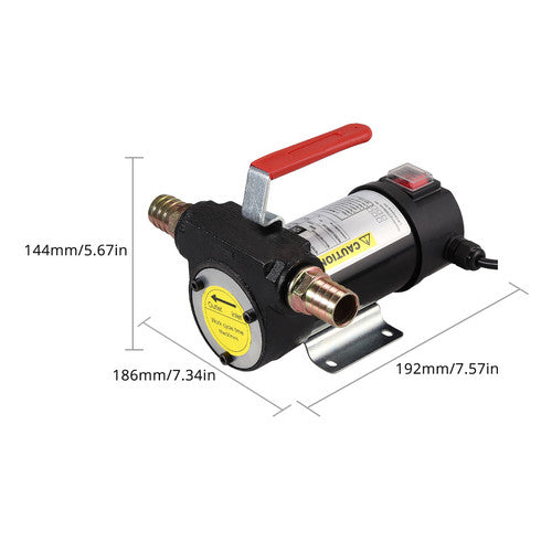 260W Electric Fuel Oil Transfer Pump Diesel Fluid Extractor Self-priming 50L/Min