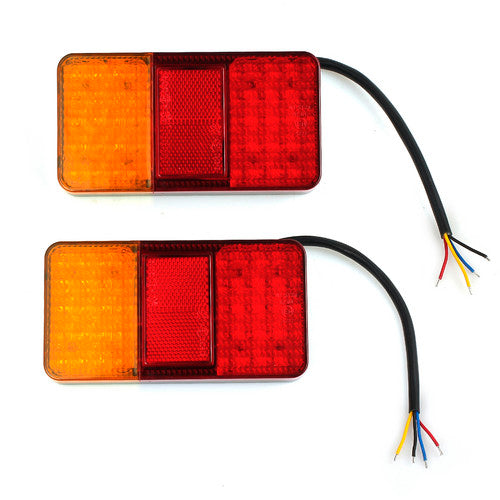 2x 40LEDs 12V Rücklicht Rückleuchten Wohnwagen Leuchte Blinklicht PKW-Anhänger