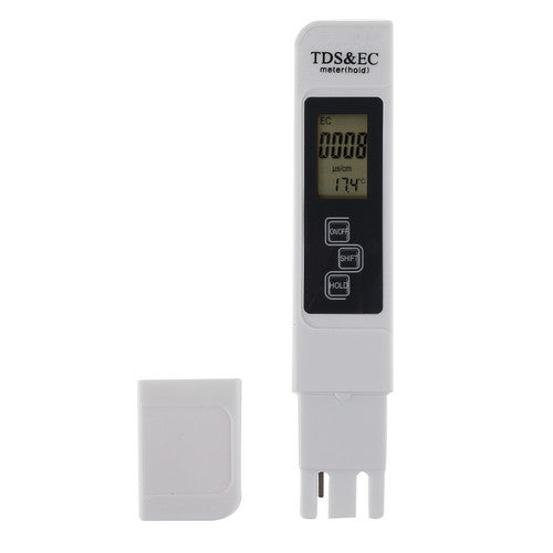 Testeur TDS&EC,Testeur de qualité de l'eau Numérique et d'étalonnage Automatique