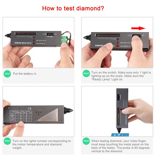 High Accuracy Professional Diamond Tester Gemstone Selector ll Jeweler Tool Kit