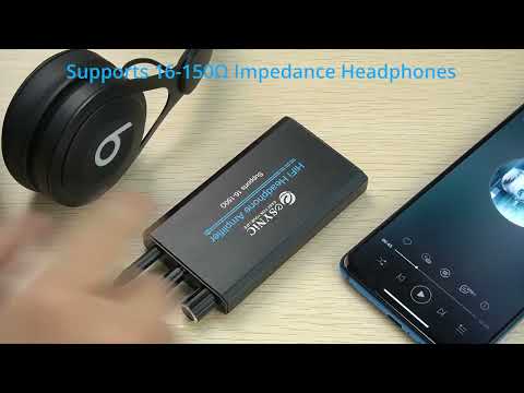 eSynic Professional 16-150Ω Headphone Amplifier,HiFi Earphone Amp 3.5mm